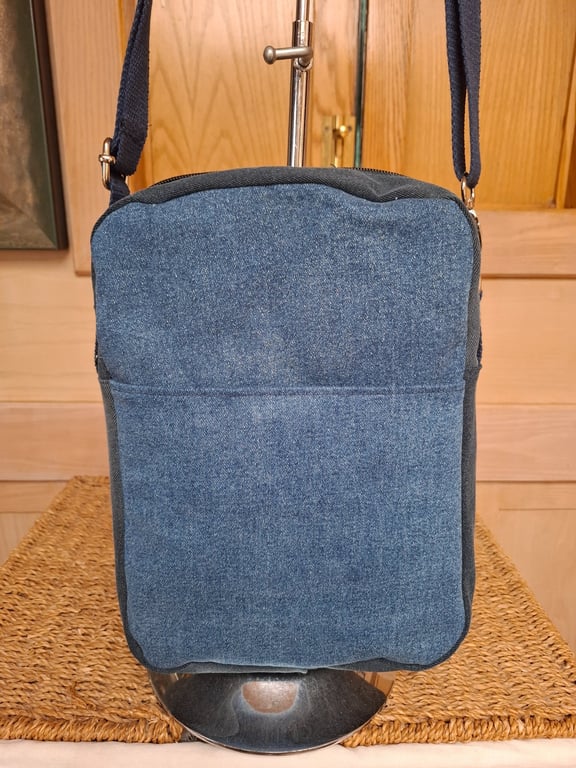 Mixed denim bag