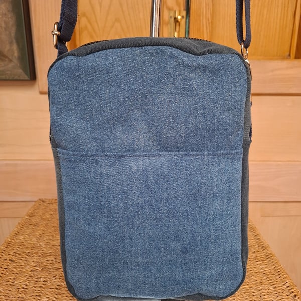 Mixed denim bag