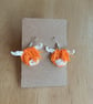 Highland cow earrings, crochet gift for women girls, Scottish present jewellery 