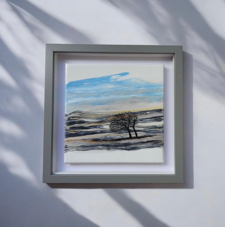 Northumberland hills - Blustry winter day 