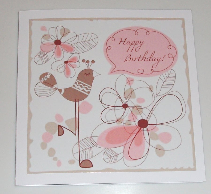 Female birthday card, female birthday card, female birthday