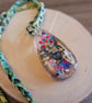 Resin Butterfly Wing Necklace  - Image 3