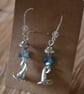Witch hat earrings with crystals - Image 5