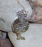 Dragon pendant etched in sterling silver - Image 5