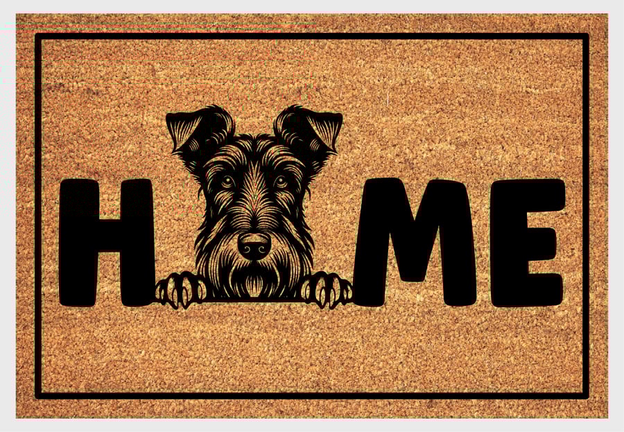 Scottish Deerhound Dog Home Door Mat - Welcome Mat - 3 Sizes