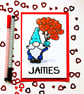 Gnome Personalised Valentine's, Birthday, Anniversary, Just Because Card  - Image 4