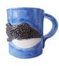 Whale Shark Mug - Hand Built Stoneware Pottery - Image 8