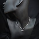 Sterling silver small seashell pendant