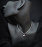 Sterling silver small seashell pendant - Image 1