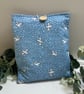 Handmade Padded Book Bag:  Seagull Book Cover, Book Protector - Image 6
