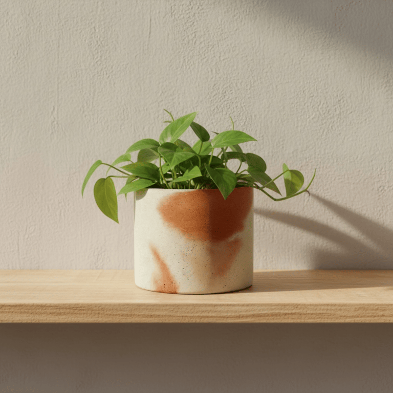Large Concrete Terracotta and Grey Coloured Plant Pot (lpp2&3)