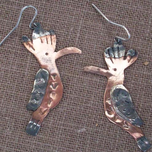 Hoopoe Earrings