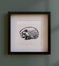 Hedgehog - Linocut Print - Image 2