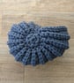 Ammonite basket, crochet shell, home decor, plant holder, nautilus, fossil - Image 2