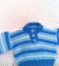 Baby's Blue and White Long Sleeved Jumper, New Baby Gift, Custom Make - Image 7