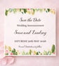 Tropical Wedding Save the Date Cards  - Image 1