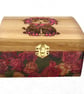 Lion Decorated Wooden Trinket Keepsake Box 17cm - Image 2