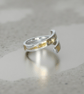 Silver And Gold Wrap Ring