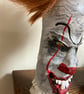 The Sewer Dweller One of a Kind Horror Clown Character Upcyled Bottle Art  - Image 5