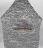 Peg bag clip on sea green waves with beading.  - Image 2