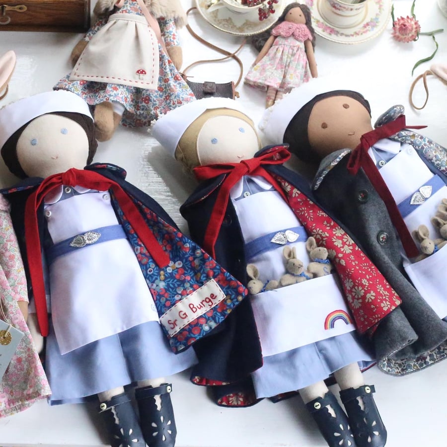 Pre order - Reserved Nurse Doll  listing for Jenny S