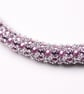 Pink and Silver Netted Necklace - Image 2