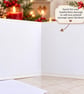 Personalised  Highland Cow Christmas Card – Custom Name & Relation - Image 4