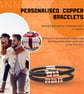 7th Wedding Anniversary Gift - Leather & Copper Bracelet - Free Delivery - Image 7