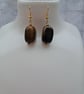 Yellow Tiger’s Eye Drop Earrings - Image 4