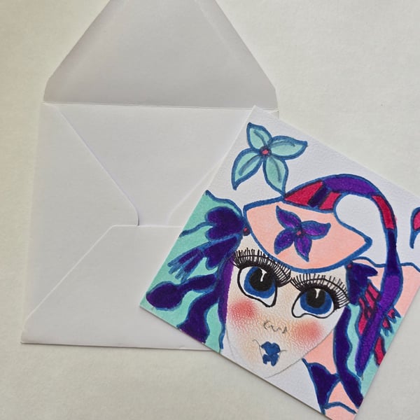 Fairy Witch Greeting Card