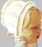 VINTAGE KNITTING PATTERN PDF Baby Bonnets - Image 4