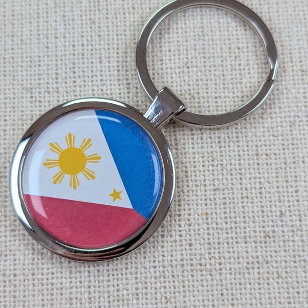 Philippines Flag Keyring 
