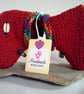 Gender Neutral Knitted Aran Baby's First Slippers with wool  9-12 months size - Image 5