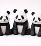 Handmade Origami Panda Bear Figurine
