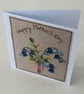 Mother's Day Card with Embroidered Bouquet of Bluebells  - Image 4