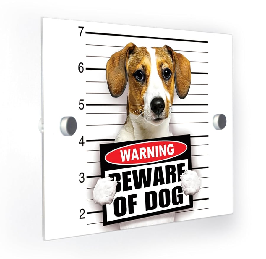 Personalised Beware of Dog Outdoor House Plaque