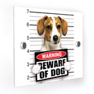 Personalised Beware of Dog Outdoor House Plaque