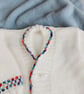 Hand Knitted Baby Fair Isle Cardigan Hat and Blanket Set 0 to 3 Months - Image 7