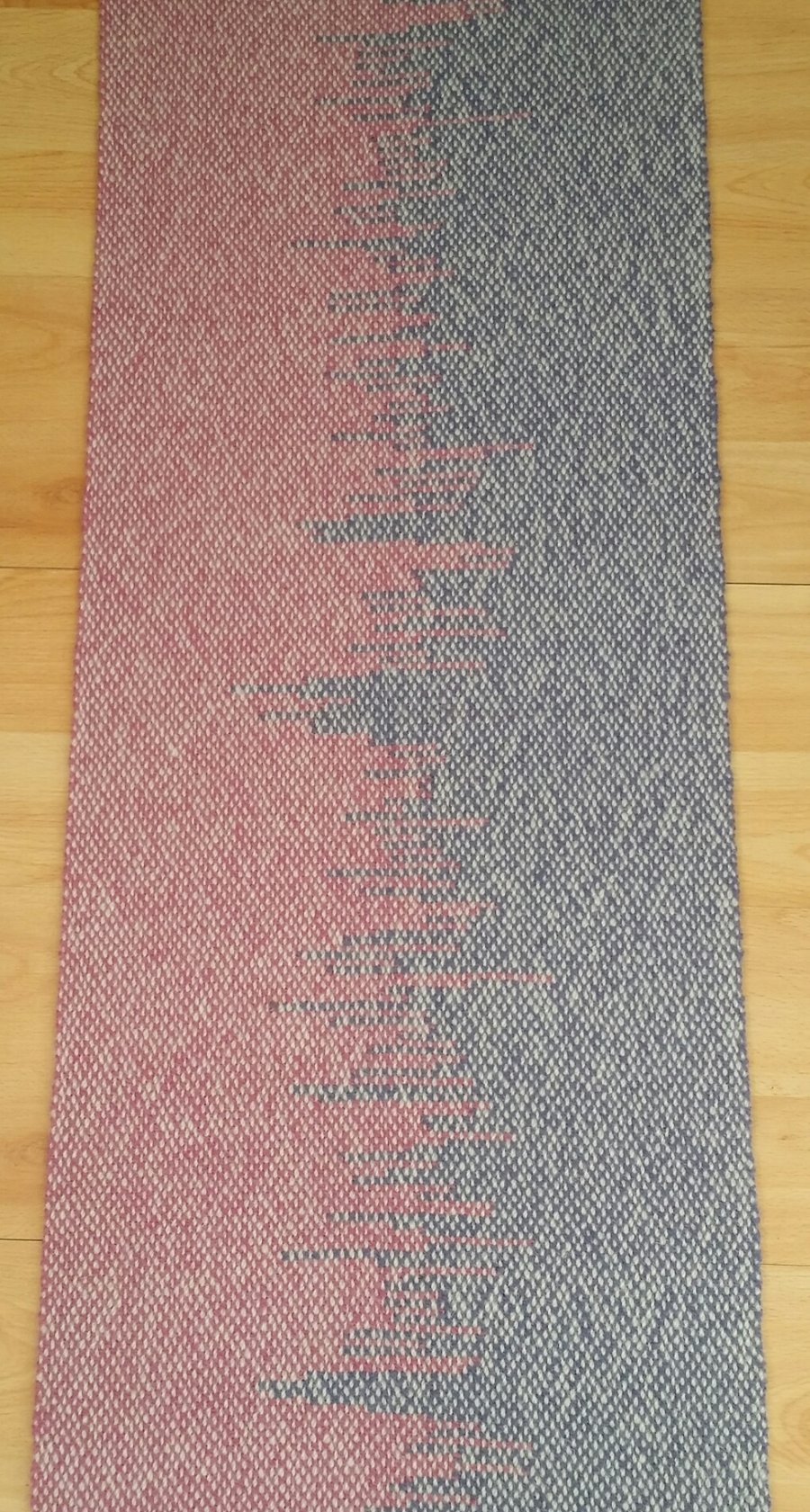  Hand Woven Rug - Pink and lilac