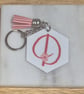Flower Heart Happy Mother's Day Keyring - Image 3