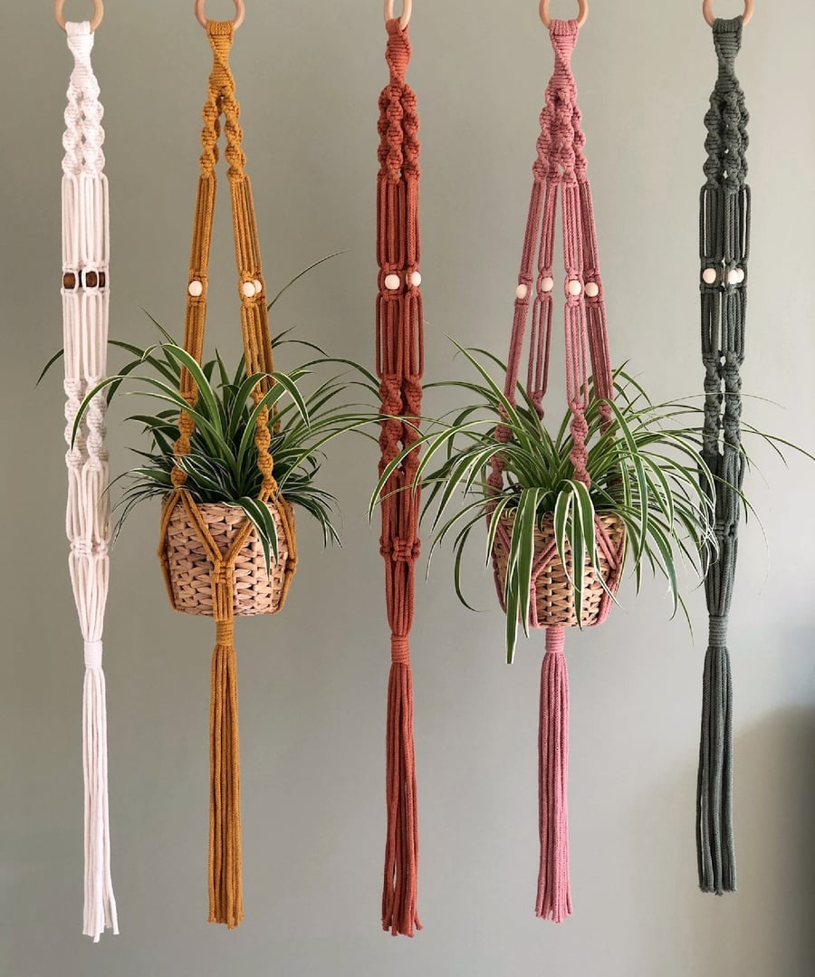 Beaded macrame on sale