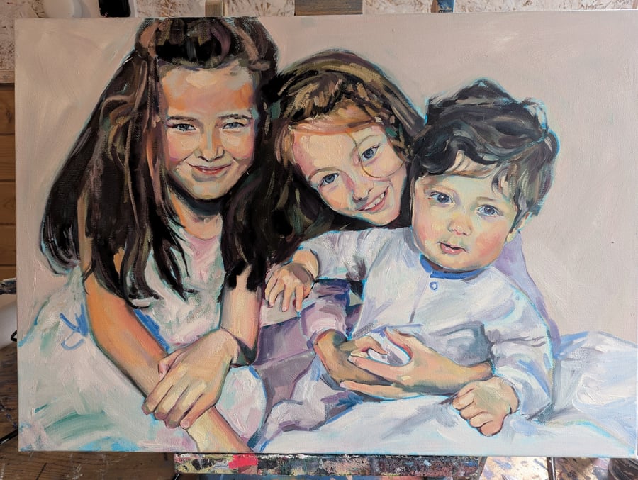 Portrait Commission - Large 12 '' x 16 ''