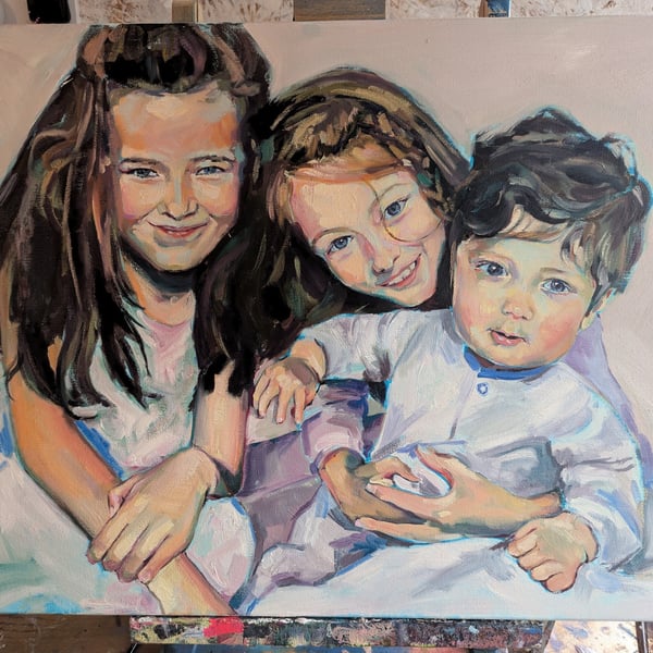 Portrait Commission - Large 12 '' x 16 ''