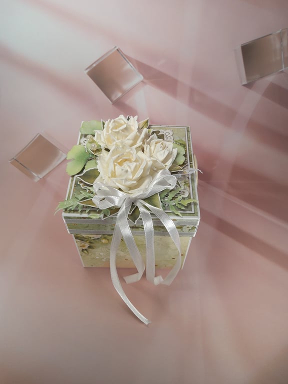Handmade Weeding Exploding Box