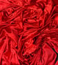 3 meters red crush velvet fabric polyester 58"wide