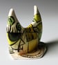 Table Manners Small Sculpture:Green and Yellow - Image 6