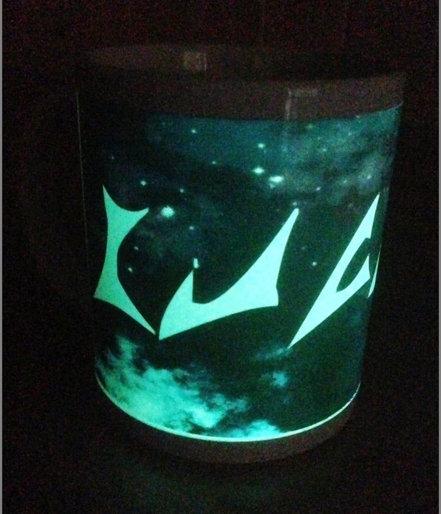 Klingon mug gift, Personalised, Star Trek, Glow in the Dark Mug
