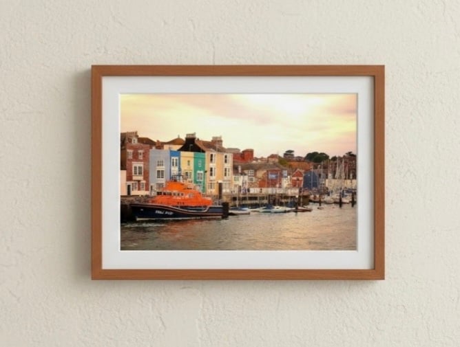 Weymouth Harbour and Nothe Parade – Dorset Coastal Photography Print