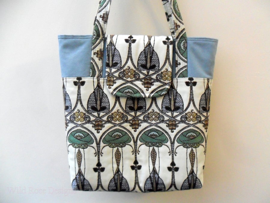Faux suede tote bag cheap