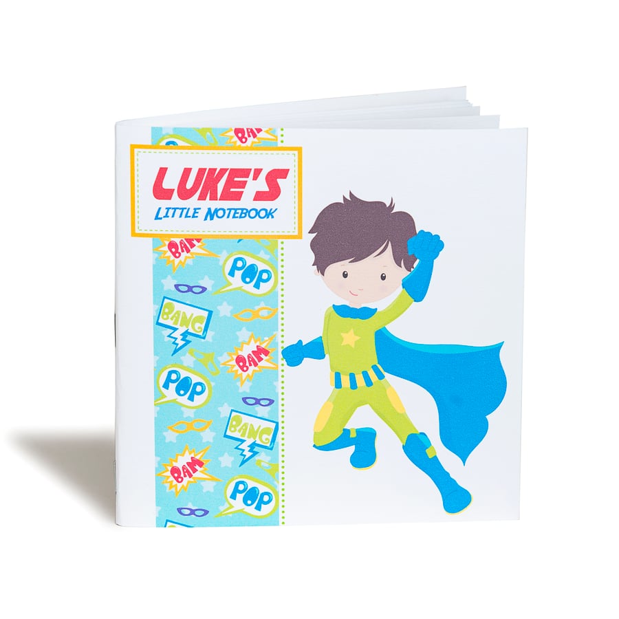 Personalised Superhero Supergirl Notebook